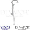 Grohe RetroFit 180 Shower System with Diverter Spare Parts